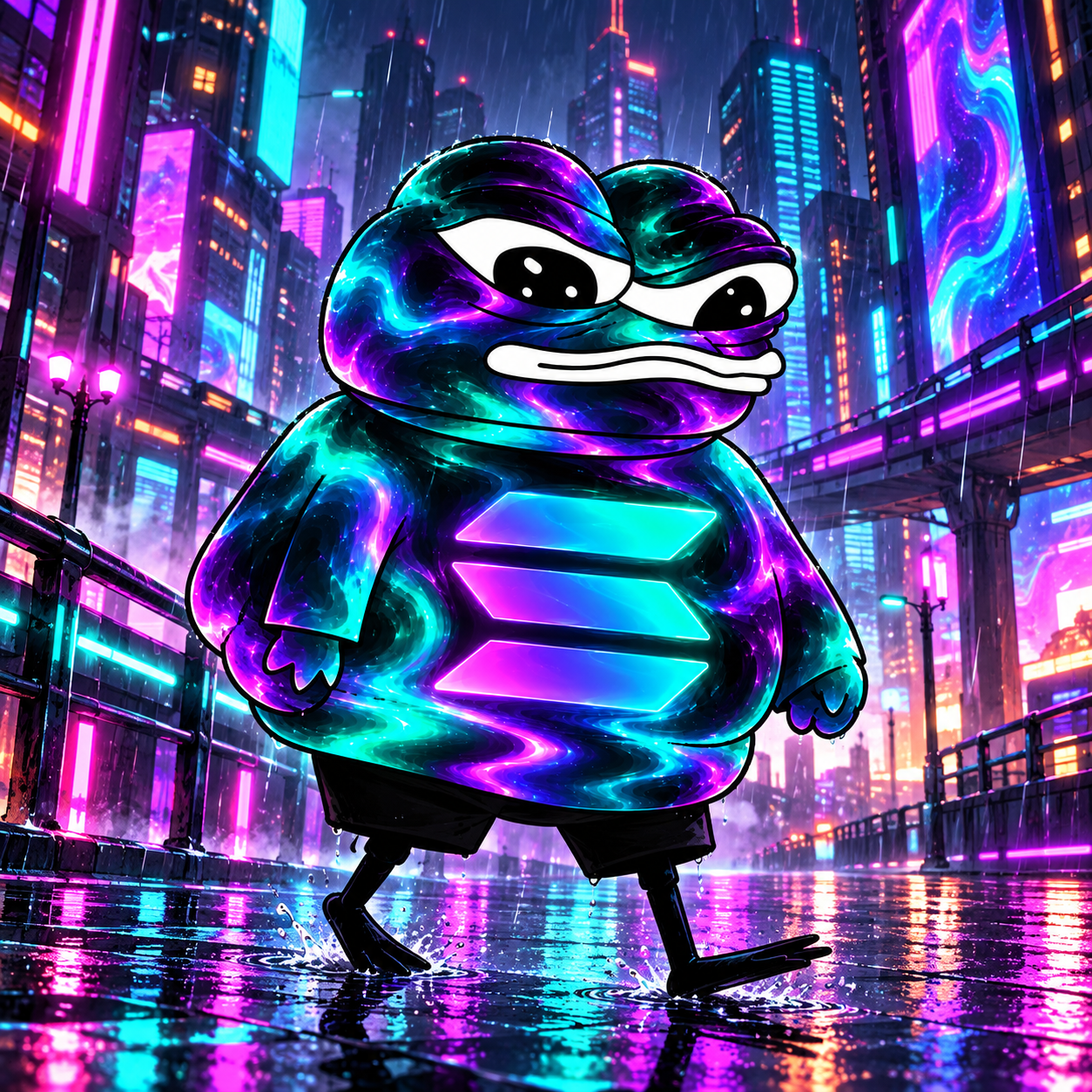 SOLPE in a neon city